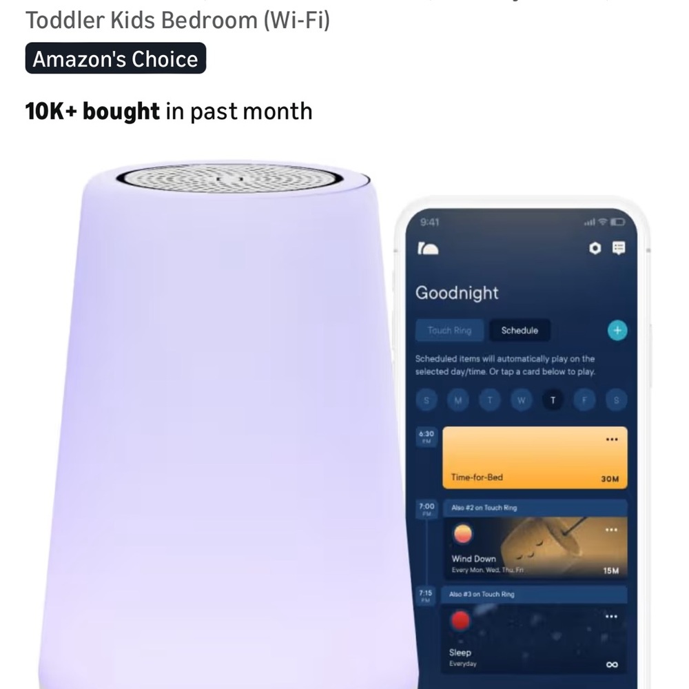 Hatch Rest Baby Sound Machine, Night Light | 2nd Gen